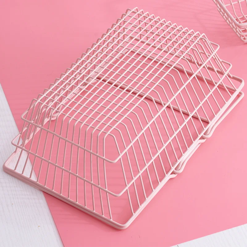 Mini Supermarket Shopping Hand Basket Pink Shopping Basket
