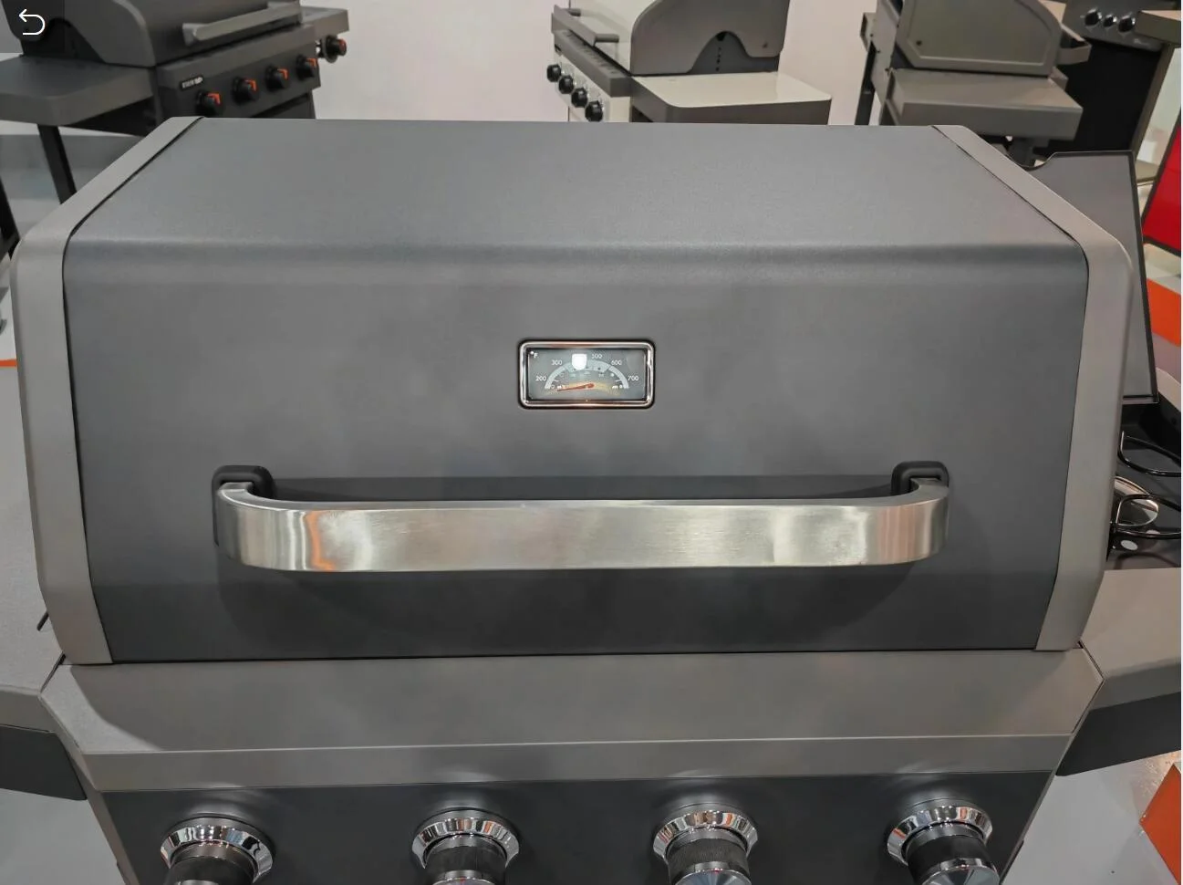 OEM Manufacturing High Temperature Coated Black 3 Burner Barbecue Grill Gas Grill Machine With Side Burner