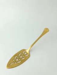 18/10 stainless steel cake shovel food grade cake tool wedding ,silver pizza cake server PVD gold