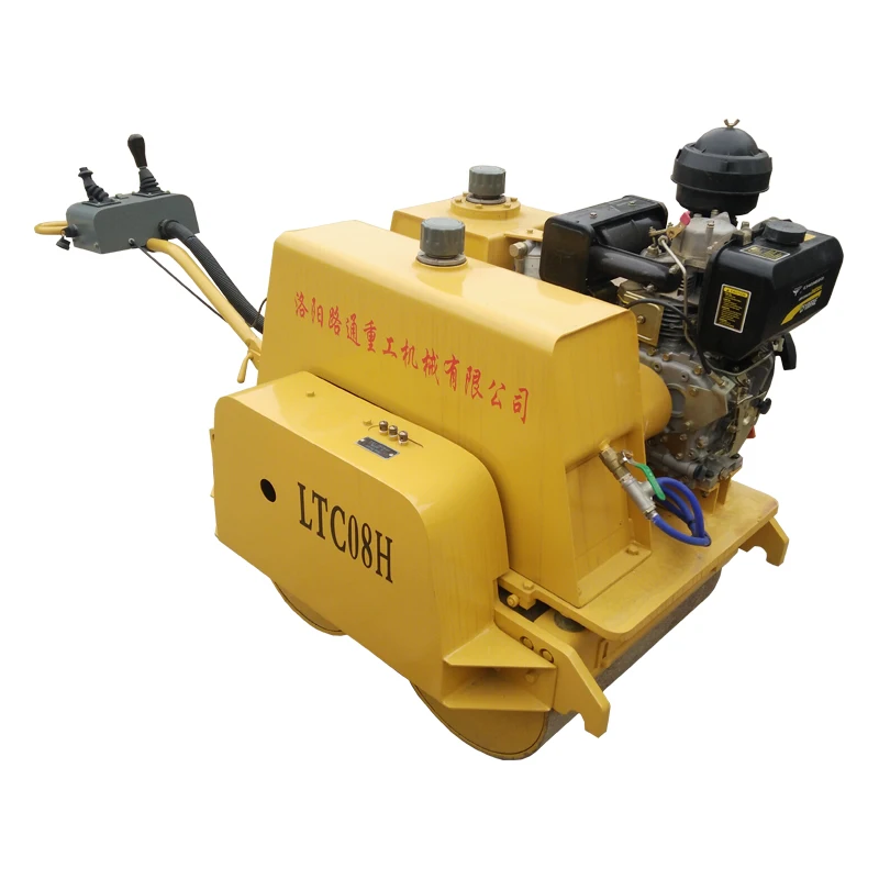 New Mini compactor double drum vibratory 0.8 ton 2ton 3ton road roller price