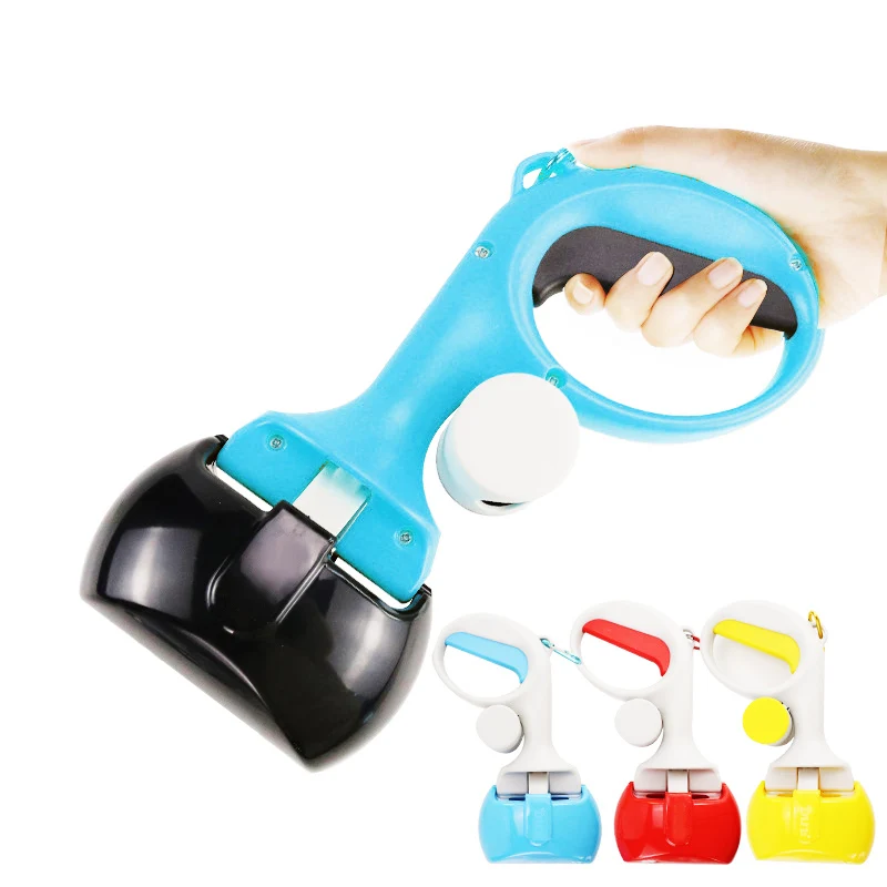 Hot Selling Shit Clean Up Clip Pet Cleaning Products Portable Pet Poop Pick Up Toilet Plastic Dog Shit Pet Poop Scooper