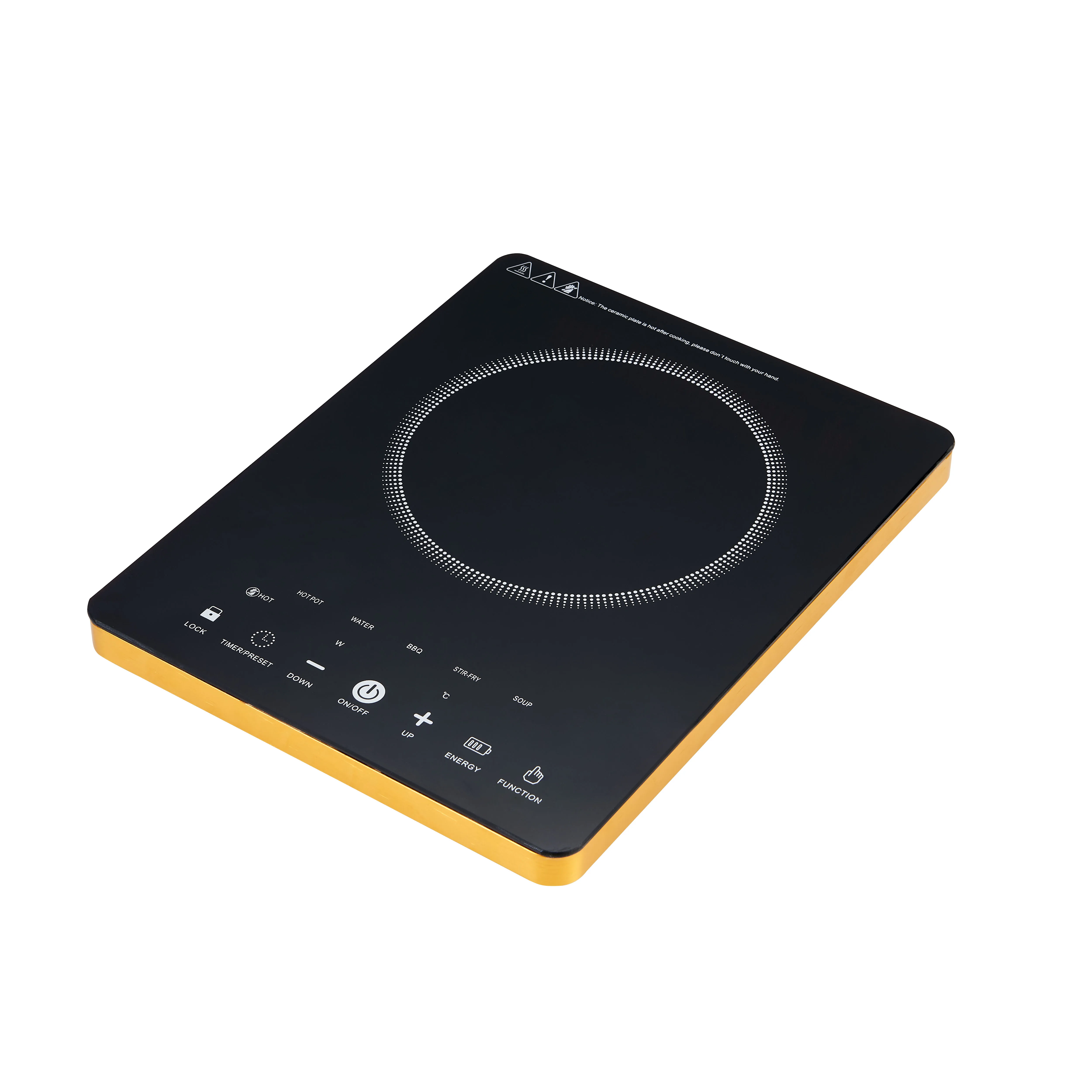 
2000W steam egg hi-light Ultra-Slim ANY COOKWARES Touch Control simple control Factory Price Infrared Cooker 