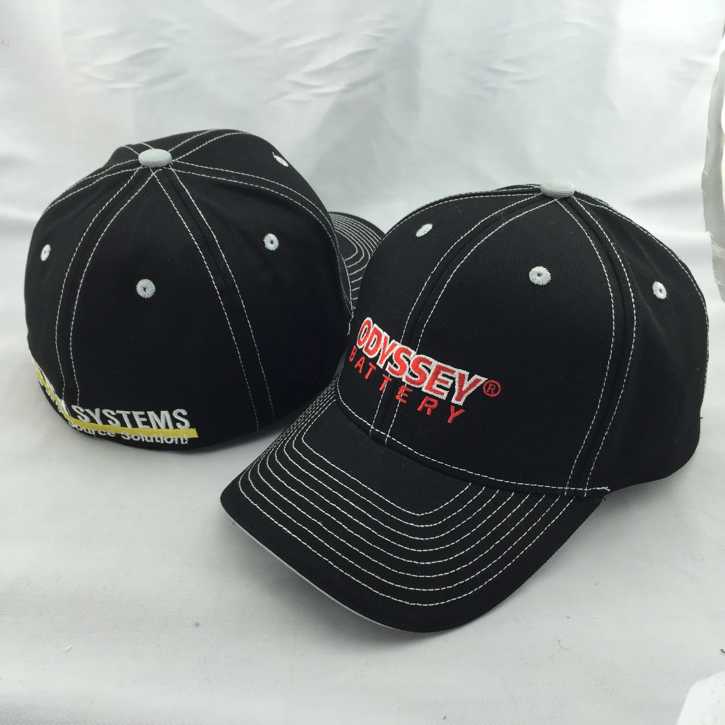 High Quality 6 Panel Structured 100% Cotton Embroidered Flex Fit Cap China Manufacturer