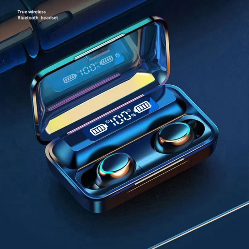 F9-36 мини TWS наушники-вкладыши 1200 мАч зарядным устройством беспроводные наушники стерео звук спортивные с