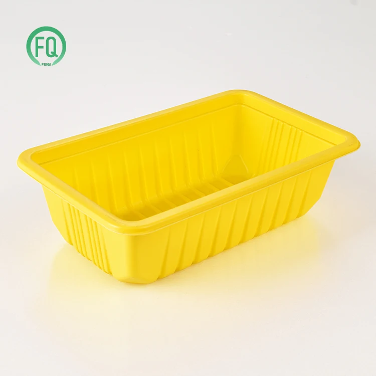 Food grade plastic container box PP tray fresh meat for frozen foods  tray