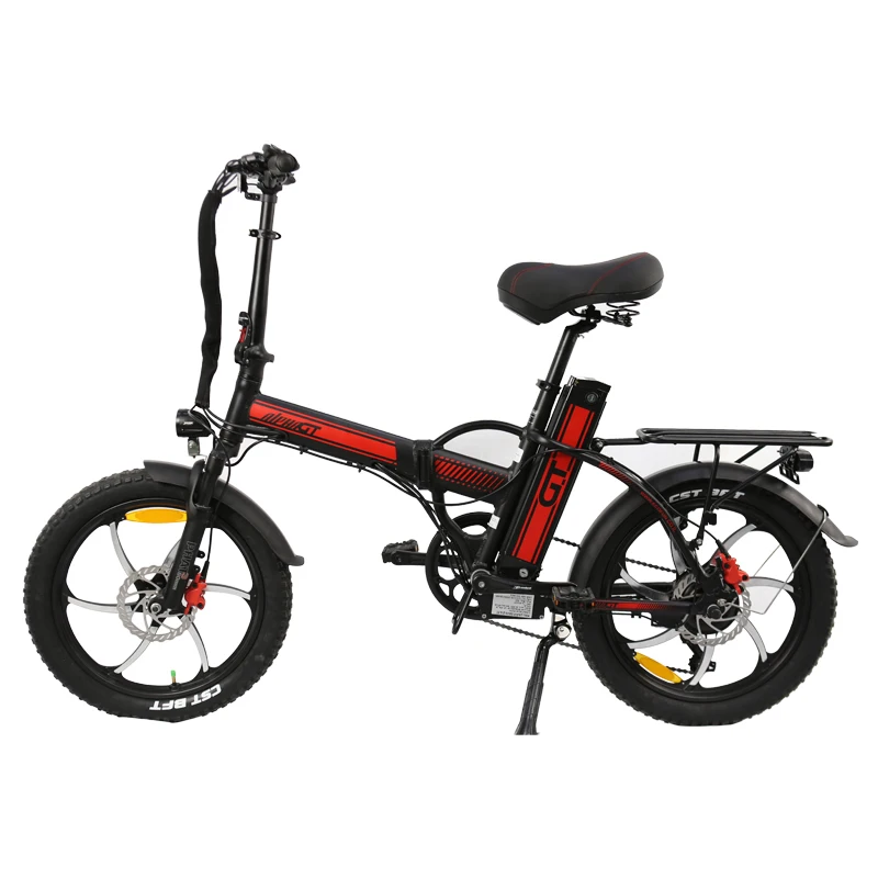 Jager Bike  Alpha GT 20 Inch E Bike All Wheel Rim Fat Tire 48V/15AH Battery Portable Folding Electric Bike EU US UK