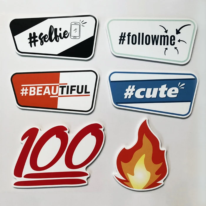 Wedding Photo Booth Props 38pcs DIY Kit Party Favors Photography Decoration for