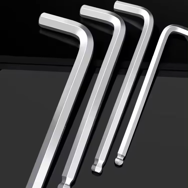 High Quality Customized Extended Ball Head Hex Key Wrench Allen Wrench Set Hexagonal Key Wrench