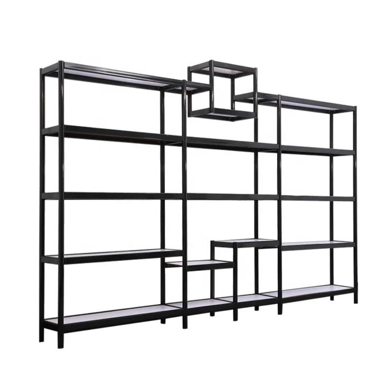 Custom Store Women Purses Ladies Handbags High Heels Casual Shoes Metal Storage Rack Display Stand Shelf