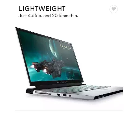 Dells Alienwares m17 R3 Gaming Laptop 2.6GHz 64GB 1TB 2TB 17.3inch FHD Light English Keyboard