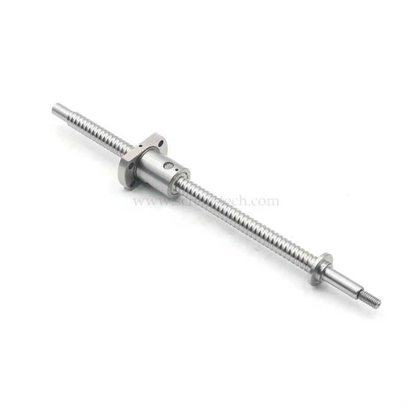 China Factory Made 10mm Miniature Ball Screw With Flange For Electric discharge machine