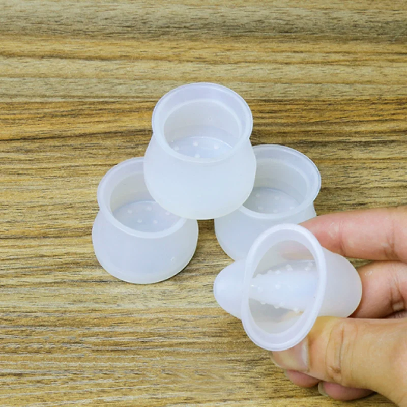 Hot sale OEM ODM Customized black oval rubber chair leg caps for oblique legs