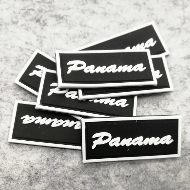 Custom Rubber Logo 3d Patches Clothes Garment Embossed Silicone Patches Tactical Soft Labels Rubber Pvc Patch