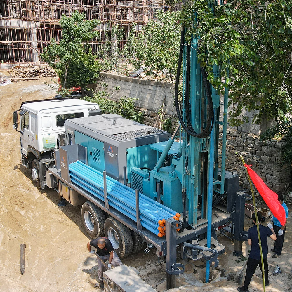 D miningwell MWT-250 установленная тележкой буровая установка для бурения скважин на воду буровые установки скважины-натриевый
