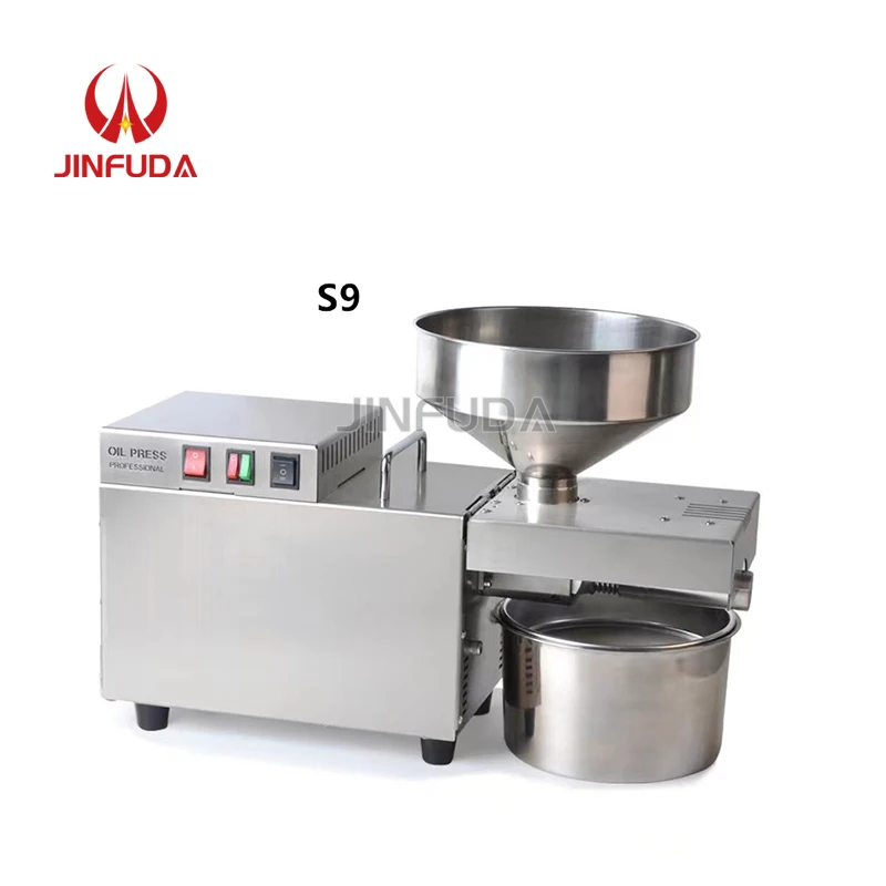 Peanut Almond Castor Hemp Perilla Seed Canola Electric Oil Press Machine Extractor Automatic Nut Seeds Peanut Oil Expeller