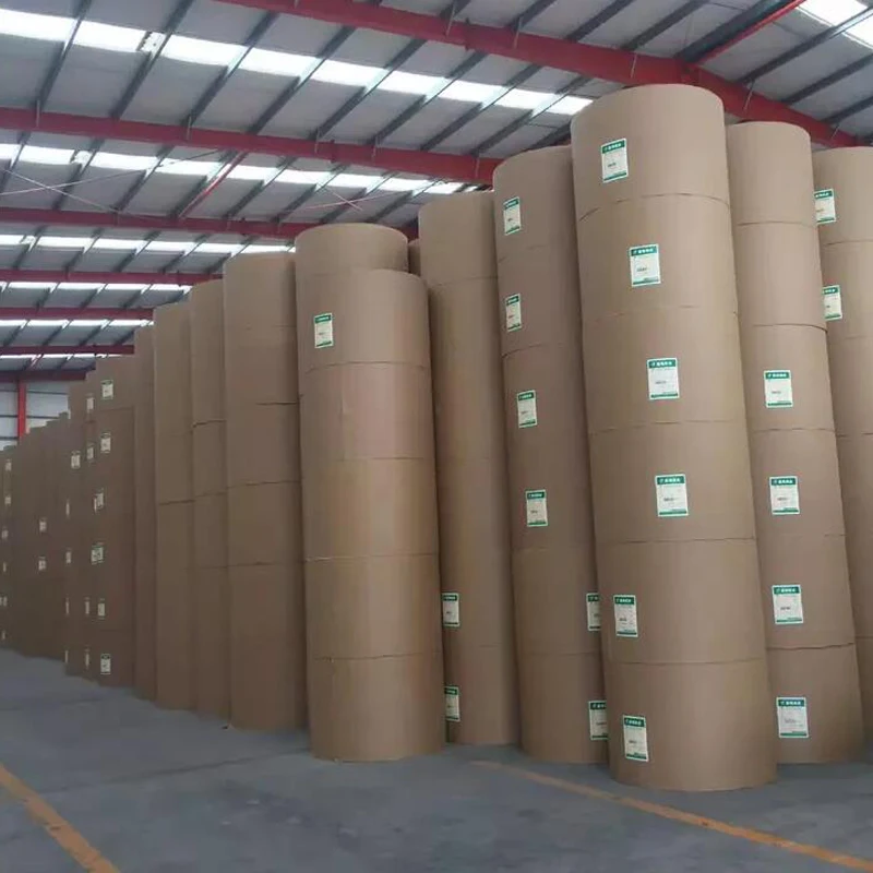 JINTU Corrugating Outer Liner Test Liner Board Paper Sheet brown Kraft paper sheet