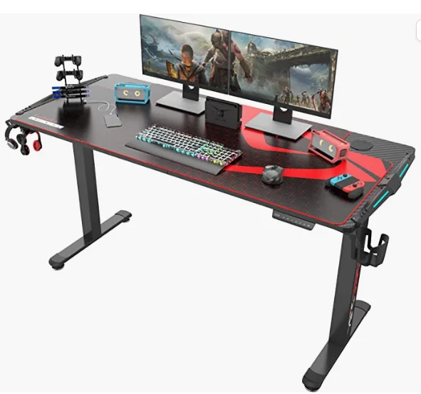 Home Office Motorized Computer Desks Frame Sit Stand Uplift Height Adjustable Column Electric Smart Standing Desk