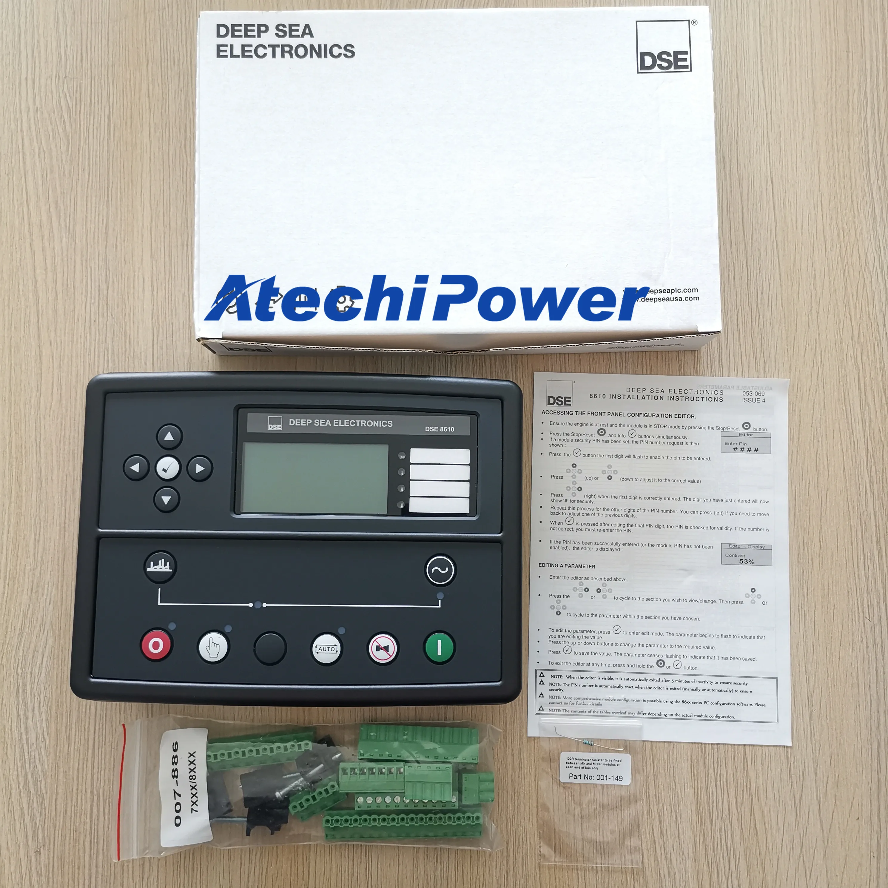 Original Deep Sea DSE8610 Generator Controller DSE8610MKII Generator Control Model