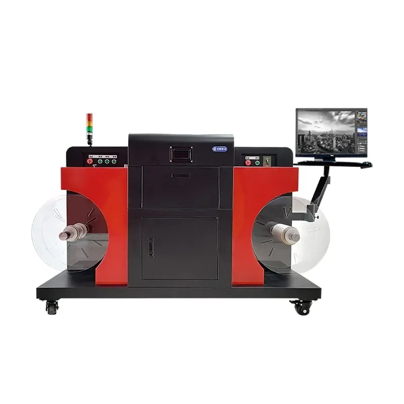 Automatic Digital Inkjet Label Printer Roll to Roll Digital Label Printing Machine