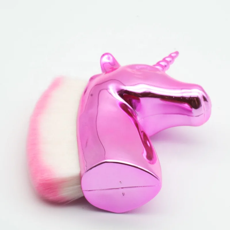 wholesale unicorns Nail Dust Brushes Color synthetic hair Cosmetic brush nail art beauty tools kits gift