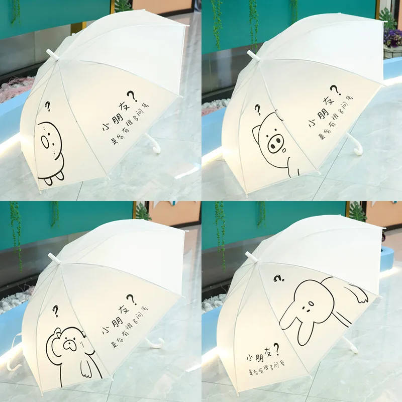 Disposable Clear Paraguas Parapluie Sombrillas Plastic Cheap PVC Transparent Umbrella