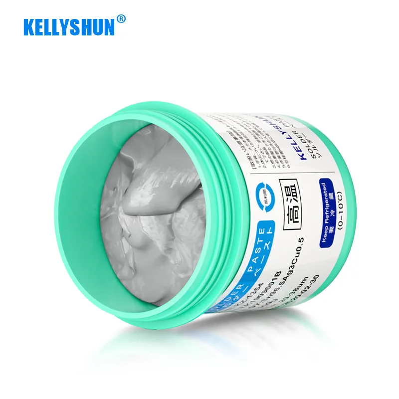 Kailishun высокотемпературный sn96. 5ag3cu0.5 паяльная паста, бессвинцовый, содержащий серебро для SMT-патч и печатной платы, сварочный оловянный материал