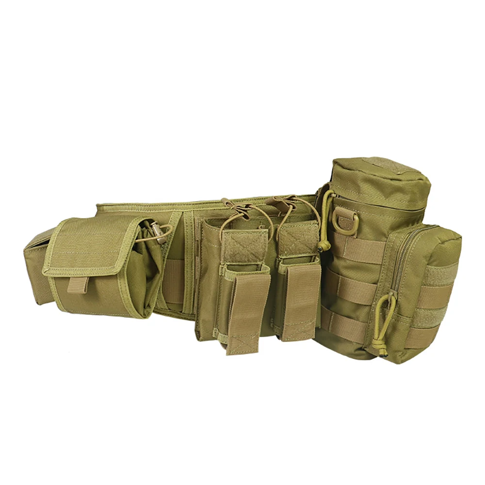 Custom 1000D Combat Belt GP Mag Radio Pouch Molle Adjustable Hunting Tactical Belt