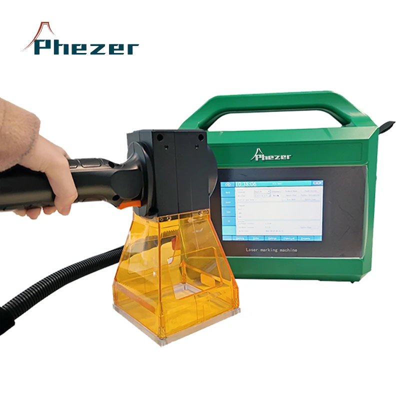 portable laser marking machine for carton box marking qr code laser printer expiration date inkjet printer