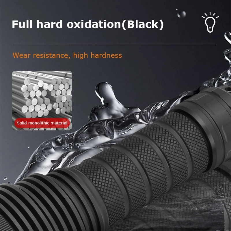 Aeternam Powerful Sft40 II 1000m long range Fixed Focus waterproof rechargeable usb led tactical torch Light flashlight