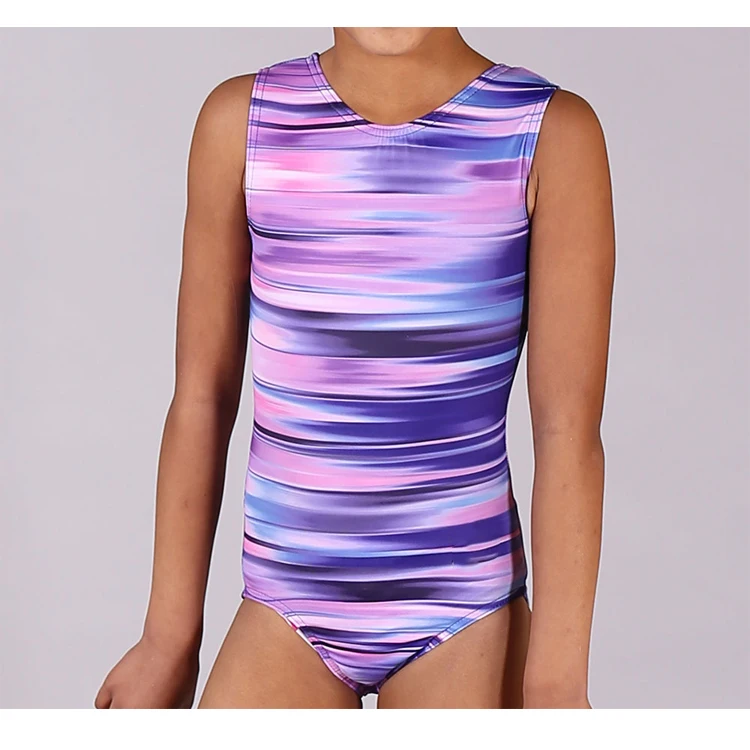 Производители поставляют красочные гимнастические тренировочные танцевальные балетные трико из спандекса для девочек