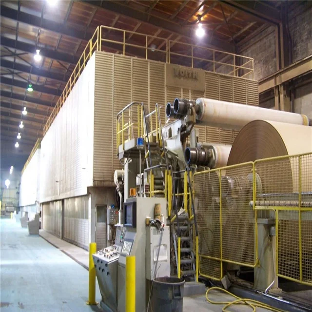 kraft liner paper/corrugated paper roll machine using recycling waste carton as raw material
