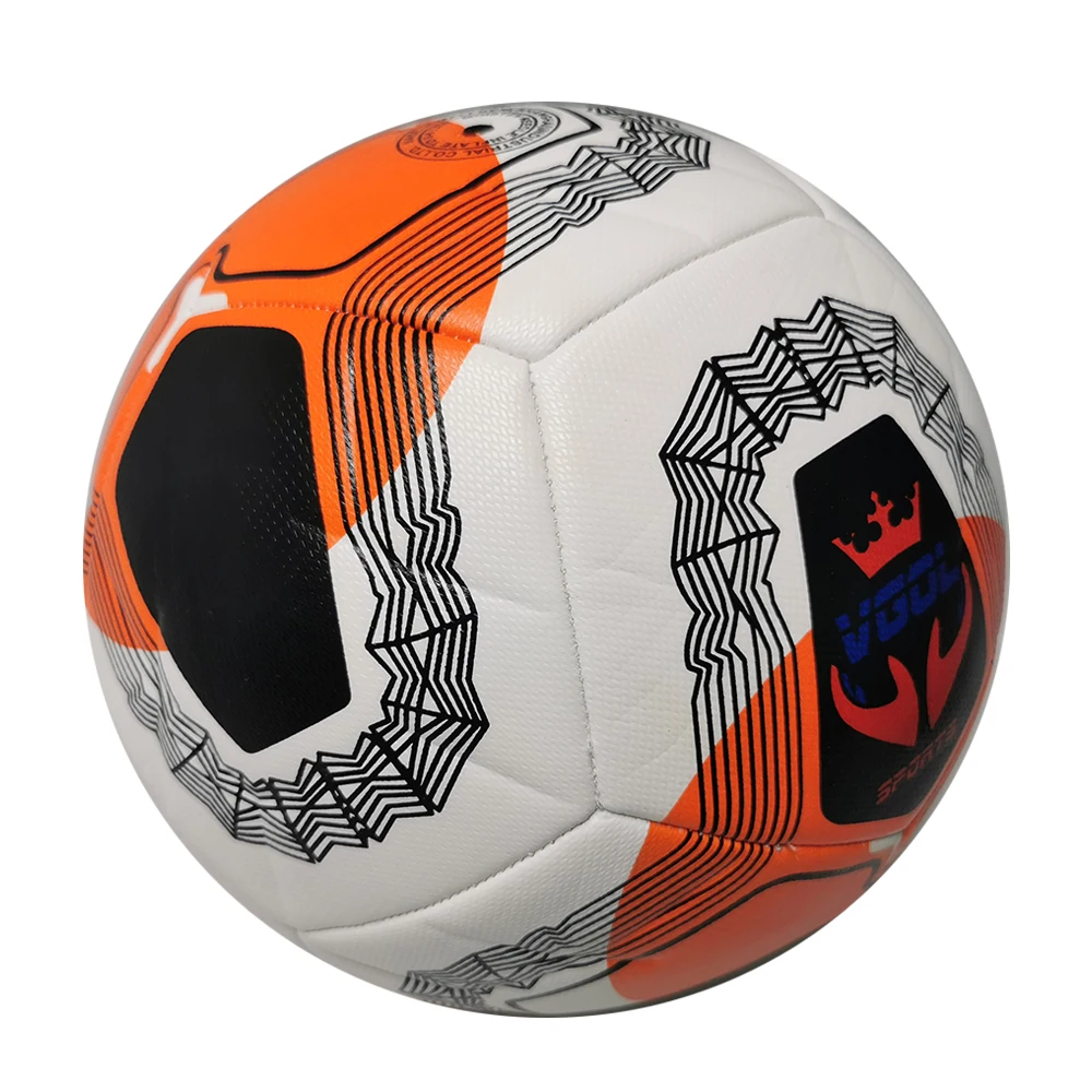 2021 Training Top Quality Official Size PU TPU PVC Football ball with Customized Logo Printed holographic soccer balls