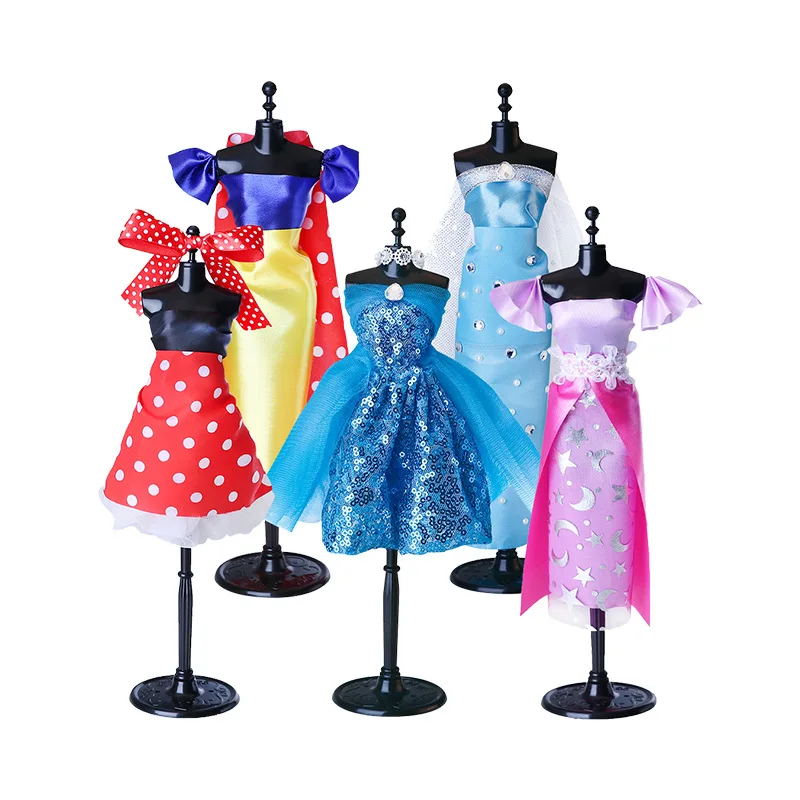 Creativity DIY Arts & Crafts Handmade Kids Fashion Designer Kits For Girls Sewing Kit Birthday Gift Idea Wedding Dress