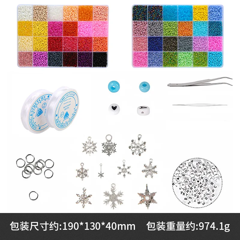 18800+ pcs 3mm 48 Colors Glass Seed Beads,Waist Beads Kit,Small Jewelry Making Kits for Girl Age 6 to 9 Year Old
