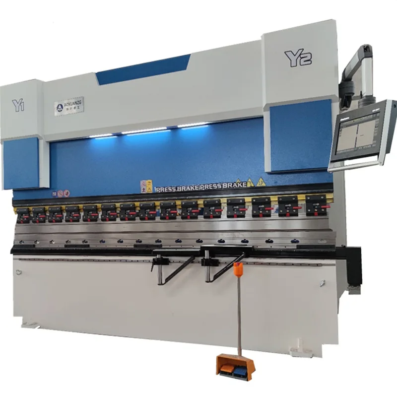 3+1 Axis Sheet Metal Bending Machine, Hydraulic CNC Press Brake with DA52S Controller System for Iron and Steel Plate Forming