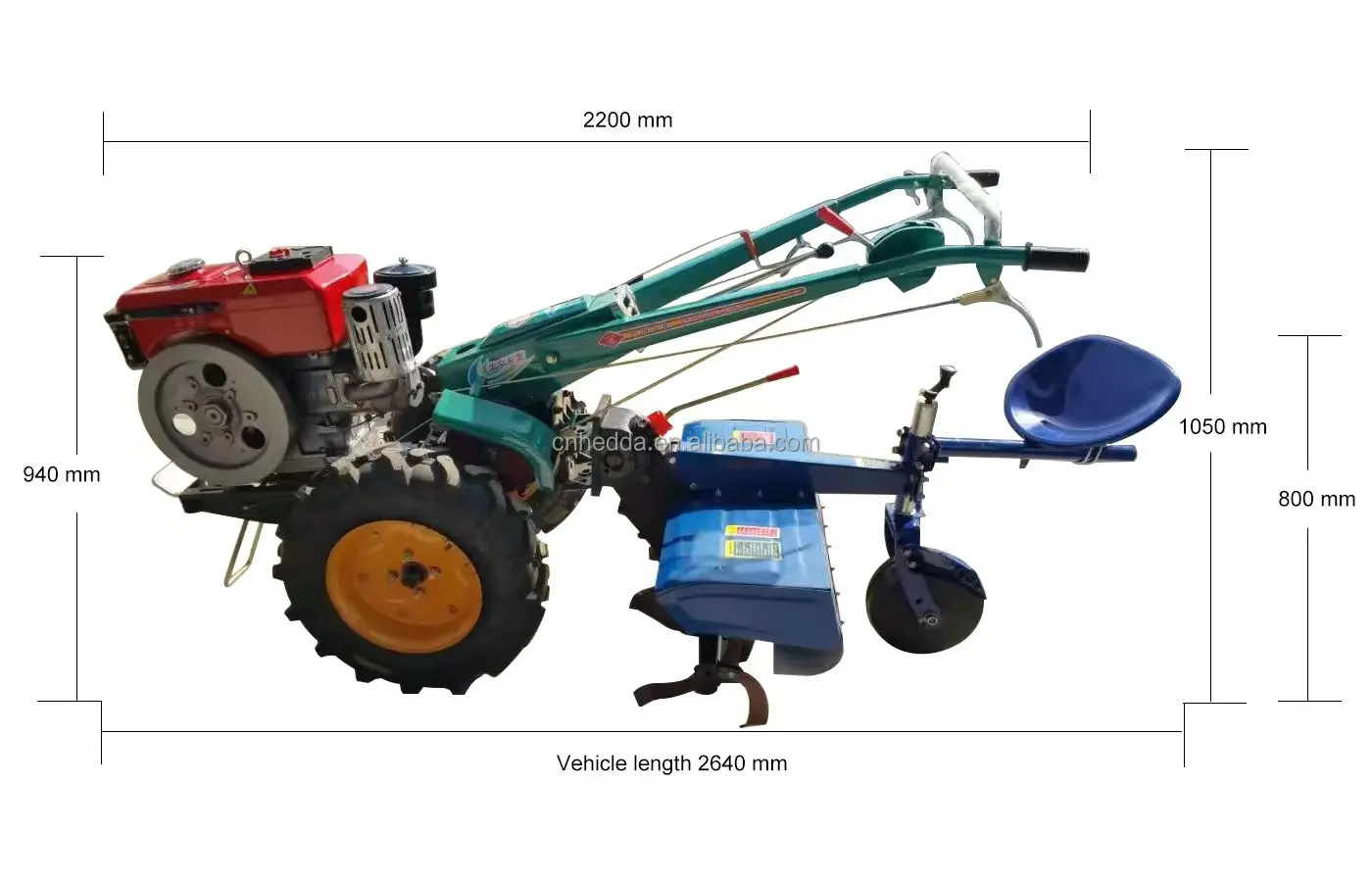 small garden tractor  small waling tractor 10HP diesel