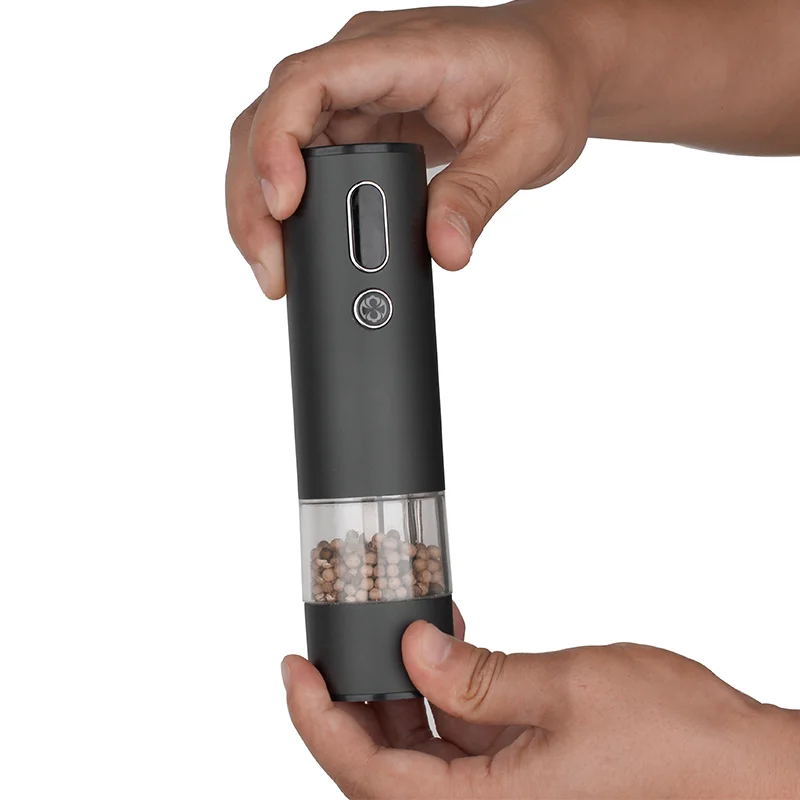 Amazon Hot Sale Deluxe Electric Salt And Pepper Grinder Spice Mills For Kitchen