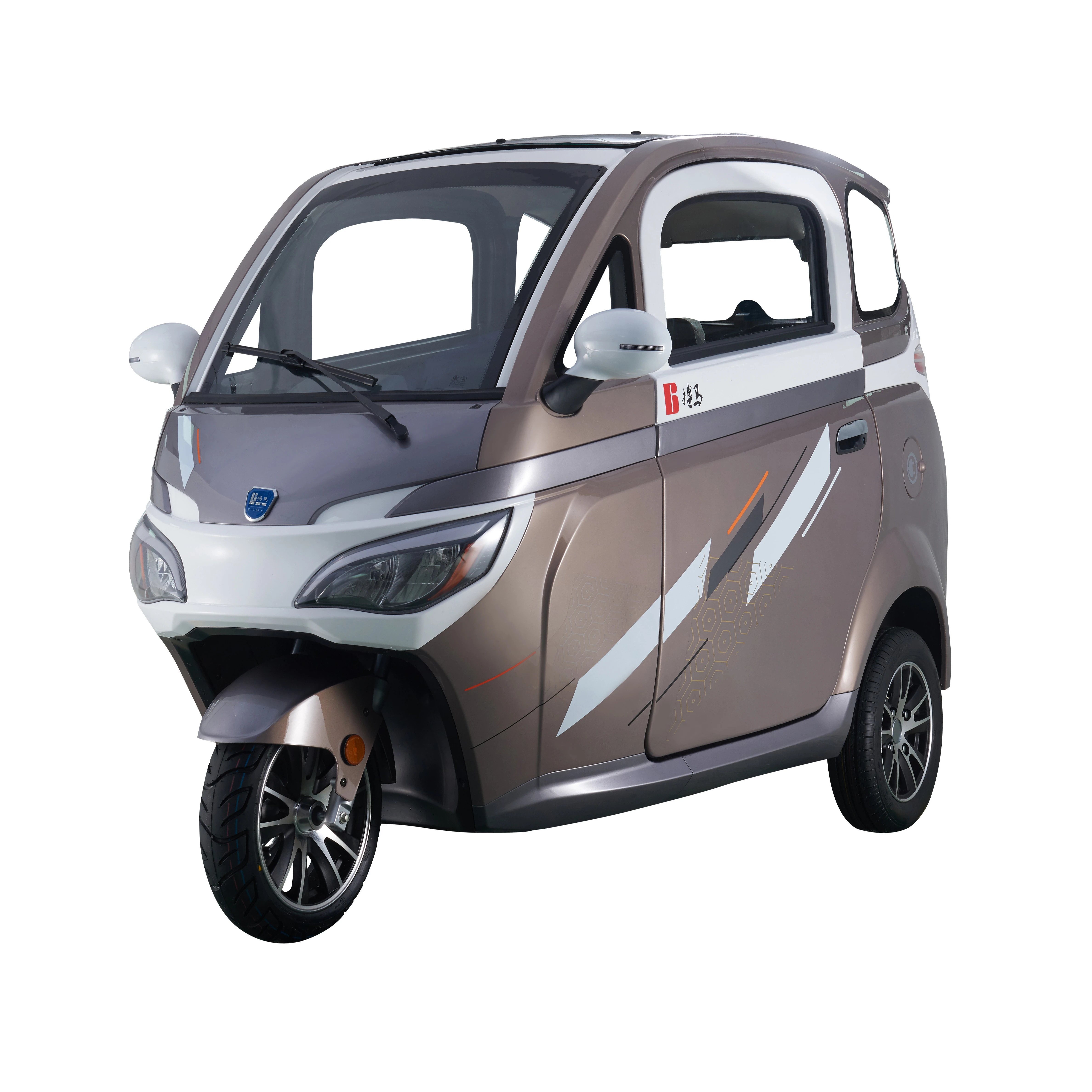 
 2021 новые дешевые Электрический 3-х колесный автомобиль EEC L2e Электрический закрытой кабиной трицикл без водительского удостоверения, закрытая кабина электромобили  