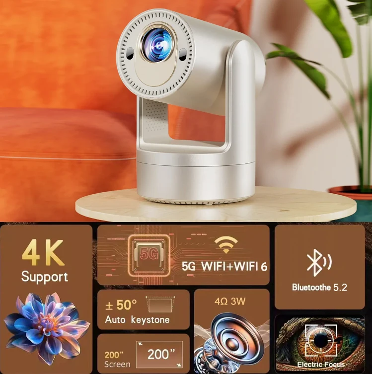 Yinzam W30 Pro мини 1080P FHD видеопроектор Портативный 300 Ansi Lumens Домашний уличный кинопроектор с Android HDR Beamer