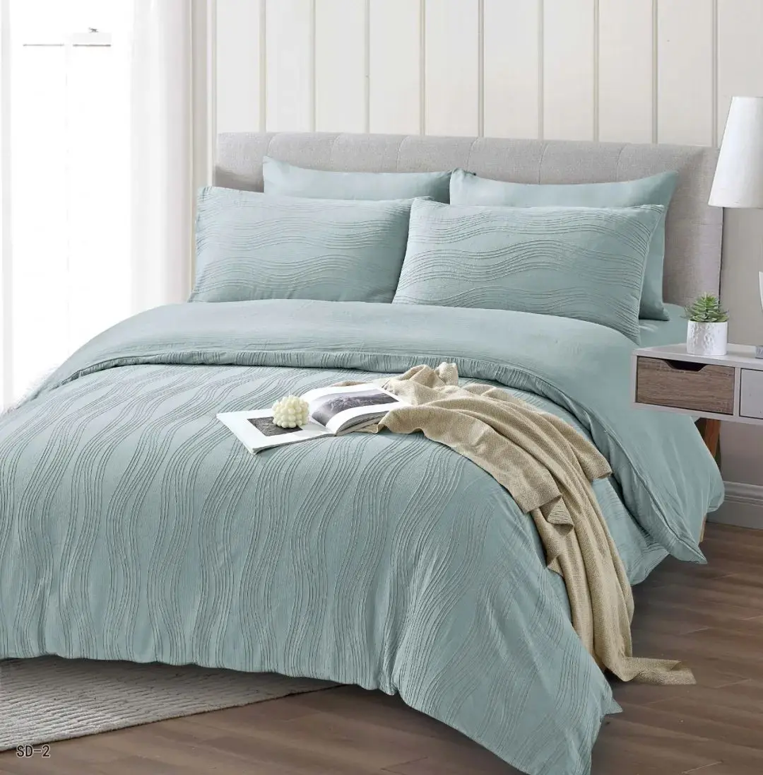 Jacquard Boho Fluffy Duvet Cover Set 3 Pieces Fuzzy  Duvet Comforter Cover Set