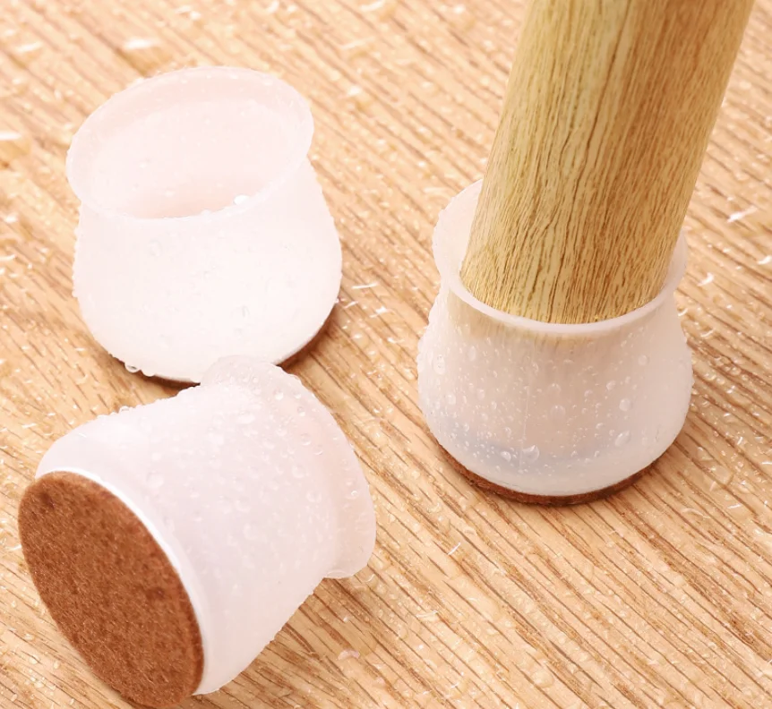 2022 Amazon Hot Non Slip Chairs Feet Table Covers Protectors Table Foot Pad Silicone Furniture Leg Covers For Wood Floors