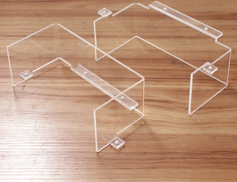 Factory custom acrylic jewelry display stand U-shaped shelf shoe rack hand office aberdeen wallet bracelet display stand