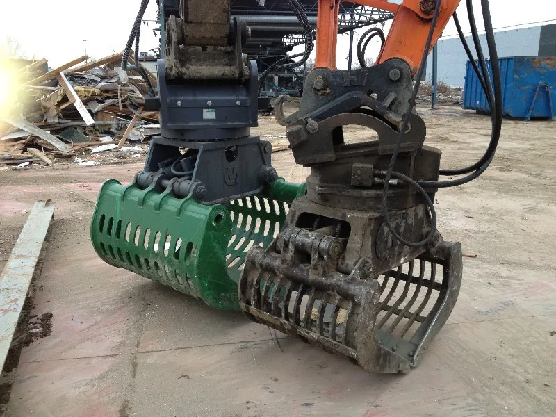 Monde Parker Motor Demolition Grab Sorting Stone Grab Demolition Grab for 7ton 8ton 9ton 10ton Excavator