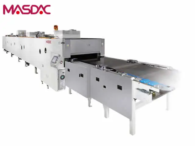 High Mix Production Stainless Steel Inner Wall Far Infrared Ray Baking Tunnel Commercial Gas Oven For Bakery