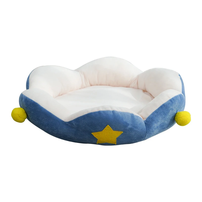 Relaxlines Dropshipping portable pet cage Calming Pet Bed Flower Crochet Cat Beds