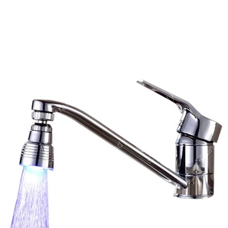 Multicolor FastFflashing Water Stream LED laboratory faucet
