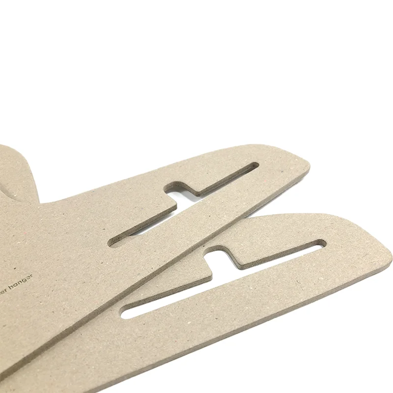 Recycled clothes hanger paper hanger 250g grayboard hanger paper clothes