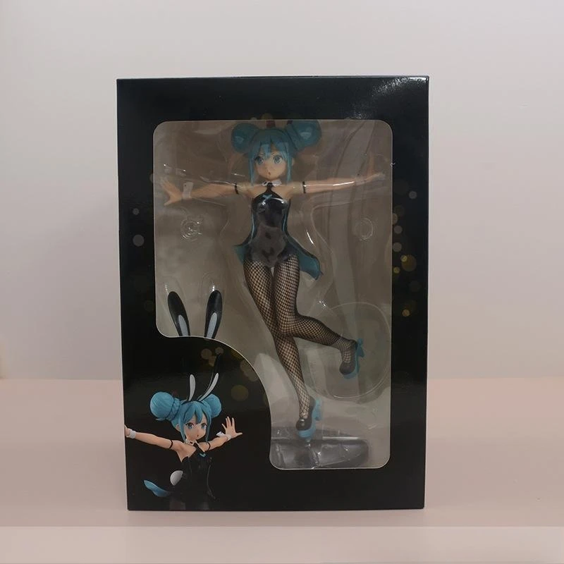 Hatsunes Miku PVC Sexy Girl Anime Action figures kids toys Gift sets Bunny Girl sexy doll