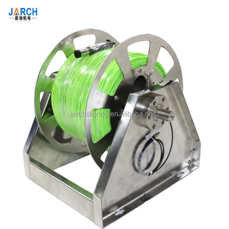Heavy duty spring stainless steel rewind hose reel stainless steel hose reels high pressure manual cable reel steel