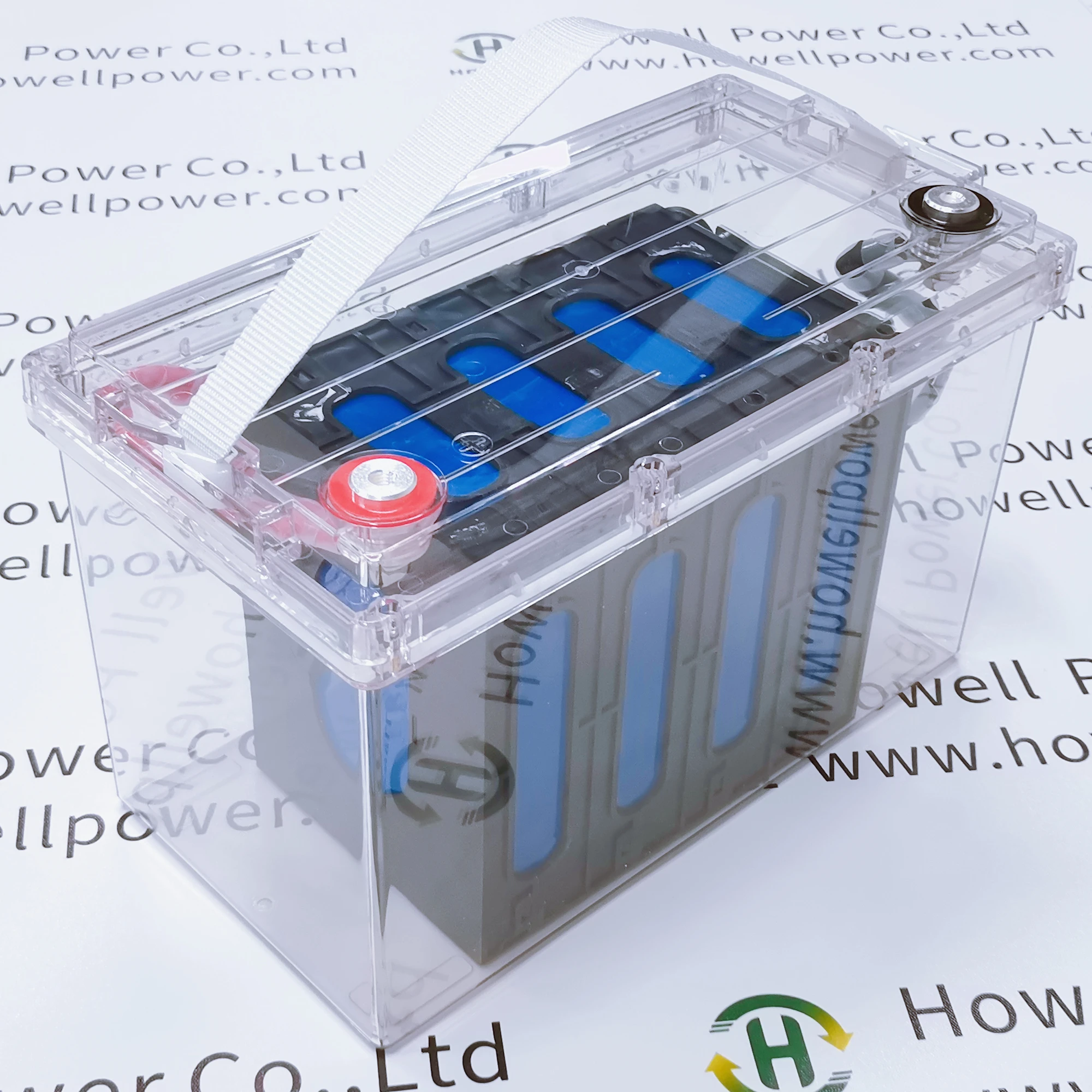 Customized Housing Transparent Shell 12V 24V 100Ah 200Ah 300AhLiFePO4 Battery lithium ion batterie